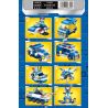 GAOMISI T2082 2082 XE CHỈ HUY 8 TRONG 1 bộ đồ chơi xếp lắp ráp ghép mô hình City Thành Phố 869 khối