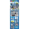 GAOMISI T2084 2084 SỞ CẢNH SÁT THÀNH PHỐ bộ đồ chơi xếp lắp ráp ghép mô hình City 848 khối