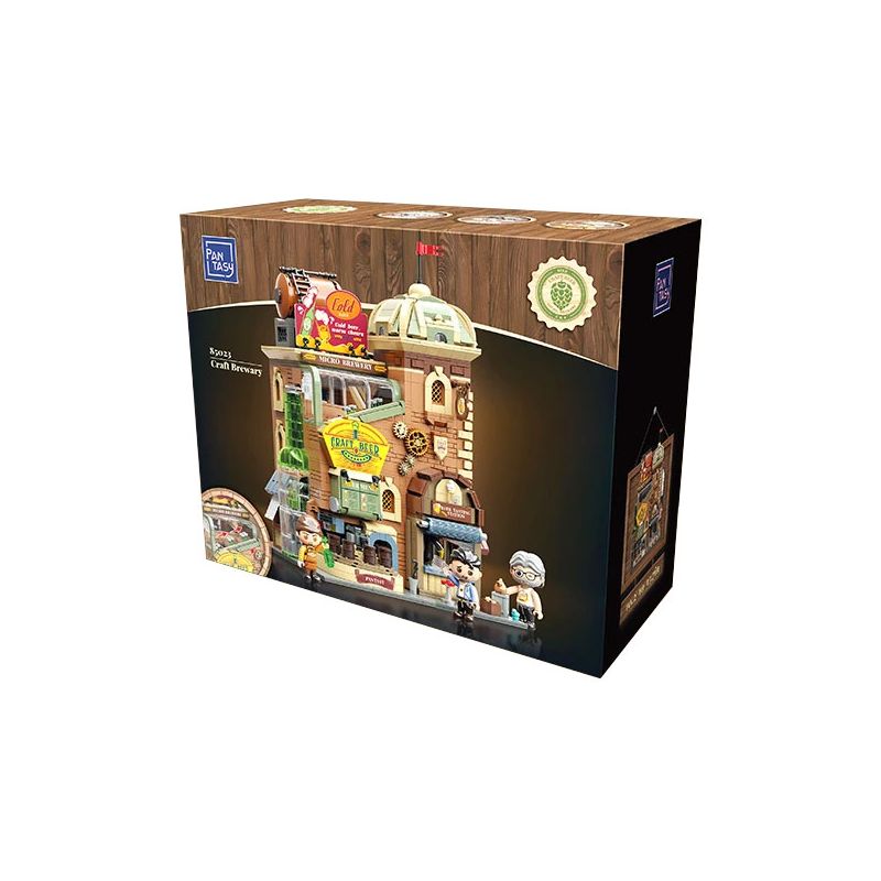 Pantasy 85023 Craft Brewery Xếp hình lắp ráp ghép mô hình Nhà máy bia thủ công hội thảo bia