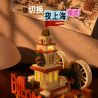 KEEPPLEY K21406 21406 THÀNH PHỐ MA THUẬT CHUYỂN VÙNG TUYỆT VỜI QI TRAVEL HIỂN THỊ NHÀ HÁT ÂM NHẠC VÀO THE BUND bộ đồ chơi xếp lắp ráp ghép mô hình Creator Sáng Tạo 765 khối