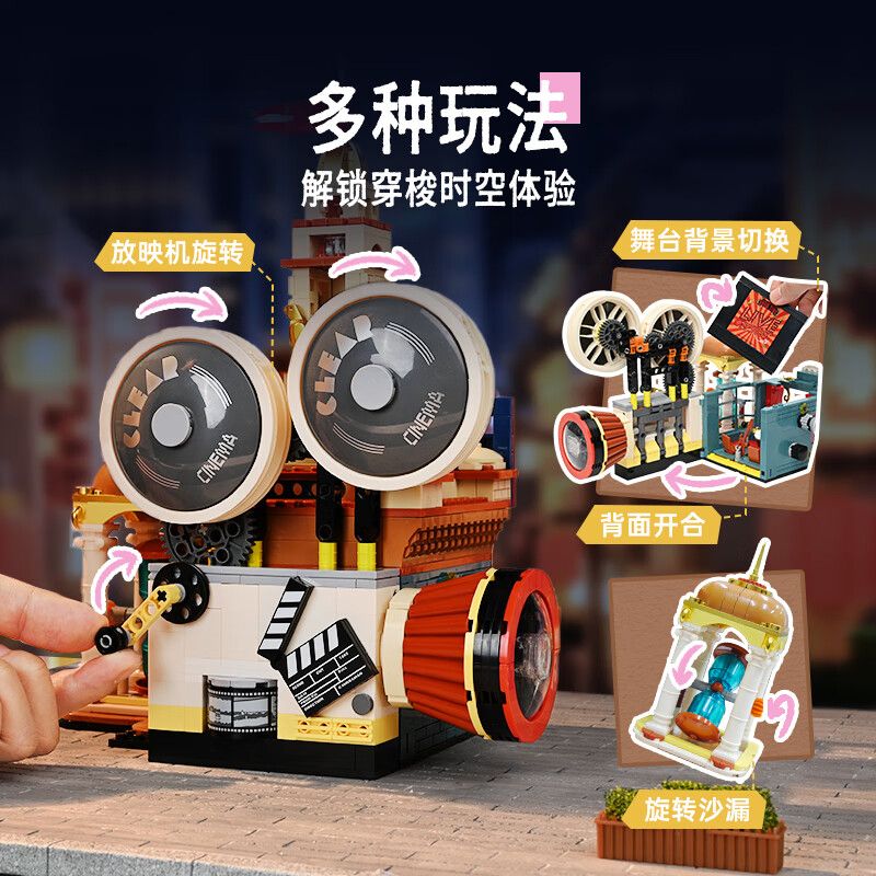 KEEPPLEY K21406 21406 THÀNH PHỐ MA THUẬT CHUYỂN VÙNG TUYỆT VỜI QI TRAVEL HIỂN THỊ NHÀ HÁT ÂM NHẠC VÀO THE BUND bộ đồ chơi xếp lắp ráp ghép mô hình Creator Sáng Tạo 765 khối KEEPPLEY K21406 21406 THÀNH PHỐ MA THUẬT CHUYỂN VÙNG TUYỆT VỜI QI TRAVEL HIỂN THỊ NHÀ HÁT ÂM NHẠC VÀO THE BUND bộ đồ chơi xếp lắp ráp ghép mô hình Creator Sáng Tạo 765 khối