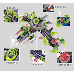 Enlighten 1617 Qman 1617 non  ĐUỔI BẮT CHỈ HUY NGƯỜI NGOÀI HÀNH TINH bộ đồ chơi xếp lắp ráp ghép mô hình Space Adventure SPACE ADVENTURE ARREST ALIEN COMMANDER Thám Hiểm Không Gian 704 khối