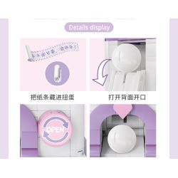 KAIDO KD99067 99067 VUA XOẮN VÀ MÁY GASKET XIAOKU bộ đồ chơi xếp lắp ráp ghép mô hình