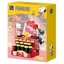 PANTASY 86913 SNOOPY RETRO TIME MÁY ĐÁNH CHỮ LÃNG MẠN bộ đồ chơi xếp lắp ráp ghép mô hình Movie & Game Phim Và Trò Chơi