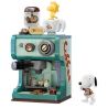 PANTASY 86914 SNOOPY RETRO TIME MÁY PHA CÀ PHÊ ÊM DỊU bộ đồ chơi xếp lắp ráp ghép mô hình Movie & Game Phim Và Trò Chơi