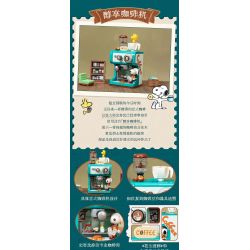 PANTASY 86914 SNOOPY RETRO TIME MÁY PHA CÀ PHÊ ÊM DỊU bộ đồ chơi xếp lắp ráp ghép mô hình Movie & Game Phim Và Trò Chơi