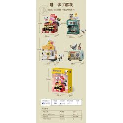 PANTASY 86914 SNOOPY RETRO TIME MÁY PHA CÀ PHÊ ÊM DỊU bộ đồ chơi xếp lắp ráp ghép mô hình Movie & Game Phim Và Trò Chơi