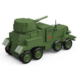 THIRDPARTY 300005 BA10 XE BỌC THÉP 1:35 tỷ lệ 1:35 bộ đồ chơi xếp lắp ráp ghép mô hình Military Army BA-10 Quân Sự Bộ Đội 350 khối