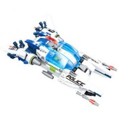 Enlighten 1616 Qman 1616 non  NGĂN CHẶN PHI THUYỀN SÁT THỦ NGƯỜI NGOÀI HÀNH TINH bộ đồ chơi xếp lắp ráp ghép mô hình Space Adventure SPACE ADVENTURE ALIEN JET ASSAULT Thám Hiểm Không Gian 517 khối