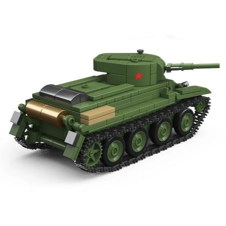 THIRDPARTY 300006 BT-5 LIGHT TANK 1:35 tỷ lệ 1:35 bộ đồ chơi xếp lắp ráp ghép mô hình Military Army Quân Sự Bộ Đội 392 khối