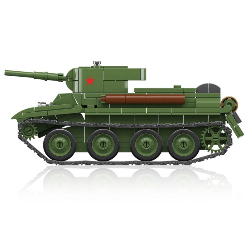 THIRDPARTY 300006 BT-5 LIGHT TANK 1:35 tỷ lệ 1:35 bộ đồ chơi xếp lắp ráp ghép mô hình Military Army Quân Sự Bộ Đội 392 khối