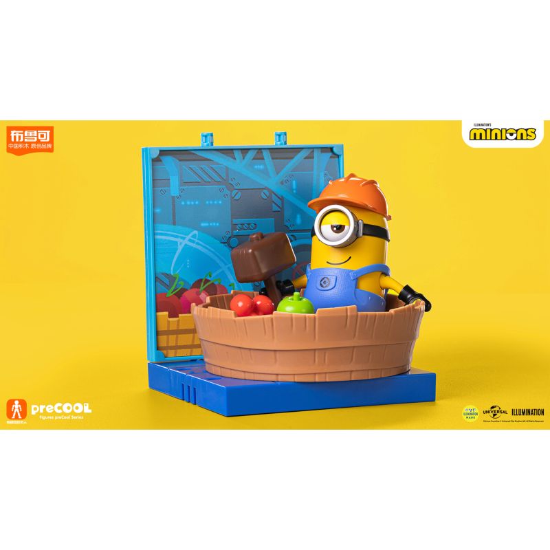 BLOKEES 74837 MINIONS MAGICAL EDITION THE 1ST BULLET JAM FACTORY STEWART FRUIT PROCESSING bộ đồ chơi xếp lắp ráp ghép mô hình Movie & Game MINIONS JELLY FACTORY STUART Phim Và Trò Chơi 31 khối
