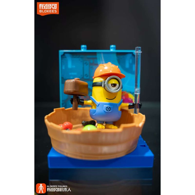 BLOKEES 74837 MINIONS MAGICAL EDITION THE 1ST BULLET JAM FACTORY STEWART FRUIT PROCESSING bộ đồ chơi xếp lắp ráp ghép mô hình Movie & Game MINIONS JELLY FACTORY STUART Phim Và Trò Chơi 31 khối