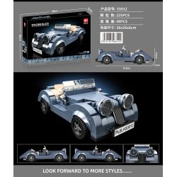 MASAHIRO 33012 XE MUI TRẦN CỔ ĐIỂN bộ đồ chơi xếp lắp ráp ghép mô hình Speed Champions Racing Cars Đua Xe Công Thức 225 khối