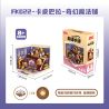 JAKI FK022 SUPER TOWN FANTASY MAGIC SHOP STACKED HOUSE bộ đồ chơi xếp lắp ráp ghép mô hình