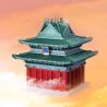 MILLENNIUM MONOLITH QNSZL24AIQI 24AIQI XI'AN DRUM TOWER LANDMARK bộ đồ chơi xếp lắp ráp ghép mô hình Creator Sáng Tạo