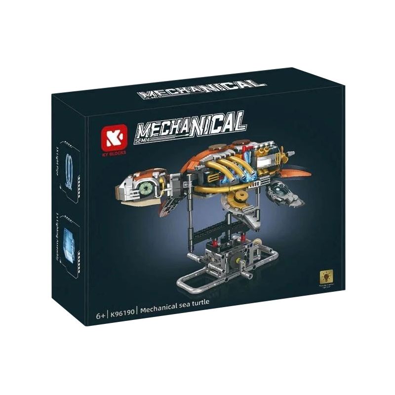 KAIYU KEEYEE WORLD K96190 96190 MÁY MÓC BIONIC RÙA bộ đồ chơi xếp lắp ráp ghép mô hình MECHANICAL TURTLES 659 khối