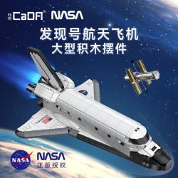 CADA DOUBLEE C56052 56052 NASA DISCOVERY SPACE SHUTTLE 1:80 tỷ lệ 1:80 bộ đồ chơi xếp lắp ráp ghép mô hình Creator Sáng Tạo 1827 khối