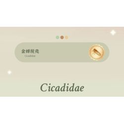 LOZ 4122 CÔN TRÙNG VÀ HOA CÕI CICADAS VÀNG THOÁT RA KHỎI VỎ CỦA CHÚNG bộ đồ chơi xếp lắp ráp ghép mô hình CICADIDAE 476 khối