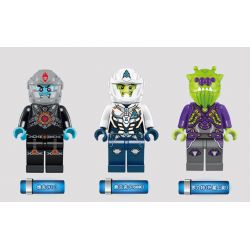 Enlighten 1613 Qman 1613 non  CĂN CỨ BỌN TỘI PHẠM bộ đồ chơi xếp lắp ráp ghép mô hình Space Adventure SPACE ADVENTURE VILLAINS ALLIANCE BASE Thám Hiểm Không Gian 398 khối