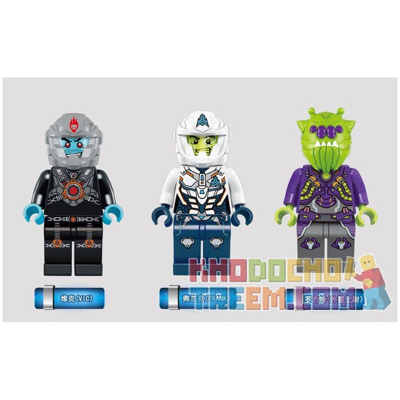 Enlighten 1613 Qman 1613 non  CĂN CỨ BỌN TỘI PHẠM bộ đồ chơi xếp lắp ráp ghép mô hình Space Adventure SPACE ADVENTURE VILLAINS ALLIANCE BASE Thám Hiểm Không Gian 398 khối