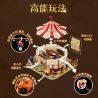 LUMIBRICKS L9079 9079 CIRCUS LANG THANG bộ đồ chơi xếp lắp ráp ghép mô hình Western TRAVELING CIRCUS Trung Cổ 1962 khối
