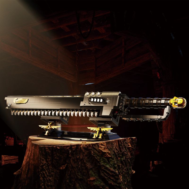 XBERT 66057 WARHAMMER 40K KIẾM SAW CHUỖI LỚN bộ đồ chơi xếp lắp ráp ghép mô hình Movie & Game CHAINSWORD Phim Và Trò Chơi 2856 khối
