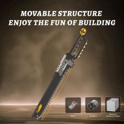 XBERT 66057 WARHAMMER 40K KIẾM SAW CHUỖI LỚN bộ đồ chơi xếp lắp ráp ghép mô hình Movie & Game CHAINSWORD Phim Và Trò Chơi 2856 khối