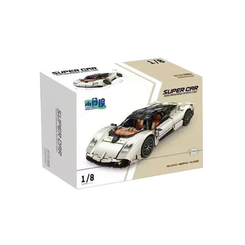 Small angle JD0118 Xếp hình lắp ráp ghép mô hình Pagani 1: 8