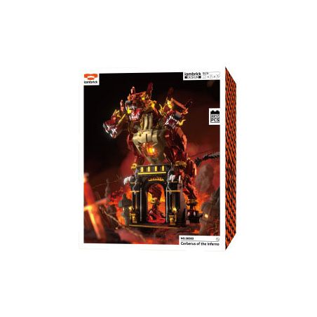IAMBRICK 30303 LIGHTA LEVENTENT CHÓ BA ĐẦU ĐỊA NGỤC bộ đồ chơi xếp lắp ráp ghép mô hình CERBERUS OF THE INFERNO