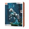 IAMBRICK 31102 MECHA HÌNH CON THÚ HƯƠU TRẮNG NHẢY bộ đồ chơi xếp lắp ráp ghép mô hình 1566 khối