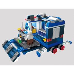 Enlighten 1612 Qman 1612 non  SỬA CHỮA TÀU CẢNH SÁT bộ đồ chơi xếp lắp ráp ghép mô hình Space Adventure SPACE ADVENTURE MOBILE REPAIR STATION Thám Hiểm Không Gian 337 khối