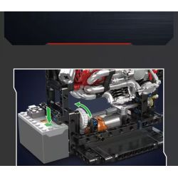 MouldKing 10211 Mould King 10211 ĐỘNG CƠ MÁY BAY SAO bộ đồ chơi xếp lắp ráp ghép mô hình Technic RADIAL AVIATION ENGINE Kỹ Thuật Công Nghệ Cao Mô Hình Phương Tiện 1147 khối