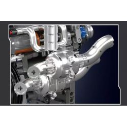 MouldKing 10215 Mould King 10215 ĐỘNG CƠ SIÊU XE KOENIG bộ đồ chơi xếp lắp ráp ghép mô hình Technic SUPERCAR ENGINE Kỹ Thuật Công Nghệ Cao Mô Hình Phương Tiện 739 khối