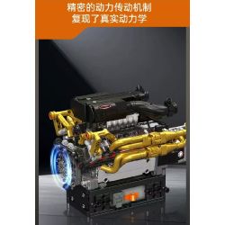 MouldKing 10224 Mould King 10224 ĐỘNG CƠ VALKYRIE V12 bộ đồ chơi xếp lắp ráp ghép mô hình Technic VALKYRIE V12 ENGINE Kỹ Thuật Công Nghệ Cao Mô Hình Phương Tiện 974 khối