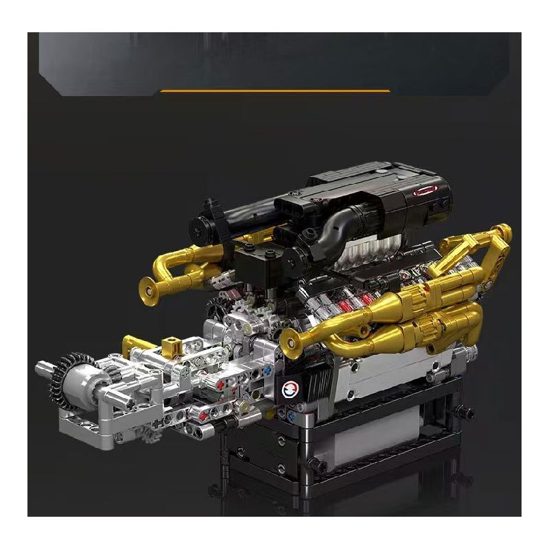 MouldKing 10224 Mould King 10224 ĐỘNG CƠ VALKYRIE V12 bộ đồ chơi xếp lắp ráp ghép mô hình Technic VALKYRIE V12 ENGINE Kỹ Thuật Công Nghệ Cao Mô Hình Phương Tiện 974 khối