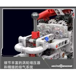 MouldKing 10226 Mould King 10226 ĐỘNG CƠ SUPERCAR V12 FE TRUYỀN TẢI bộ đồ chơi xếp lắp ráp ghép mô hình Technic V12 ENGINE Kỹ Thuật Công Nghệ Cao Mô Hình Phương Tiện 863 khối