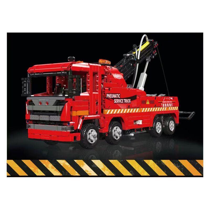 MouldKing 19017 Mould King 19017 XE CỨU HỘ KHÍ NÉN SCANIA bộ đồ chơi xếp lắp ráp ghép mô hình Technic SCANIA AIR-OPERATED RESCUE TRUCK Kỹ Thuật Công Nghệ Cao Mô Hình Phương Tiện 1653 khối