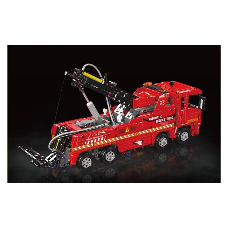 MouldKing 19017 Mould King 19017 XE CỨU HỘ KHÍ NÉN SCANIA bộ đồ chơi xếp lắp ráp ghép mô hình Technic SCANIA AIR-OPERATED RESCUE TRUCK Kỹ Thuật Công Nghệ Cao Mô Hình Phương Tiện 1653 khối