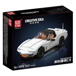 MouldKing 10198 Mould King 10198 XE THỂ THAO CORVETTE C3 bộ đồ chơi xếp lắp ráp ghép mô hình Technic Kỹ Thuật Công Nghệ Cao Mô Hình Phương Tiện 1347 khối