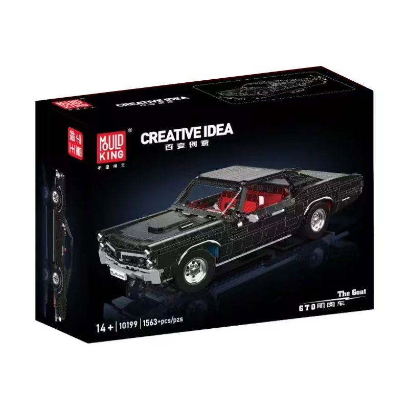 MouldKing 10199 The Goat Xếp hình lắp ráp ghép mô hình Xe cơ bắp pontiac gto
