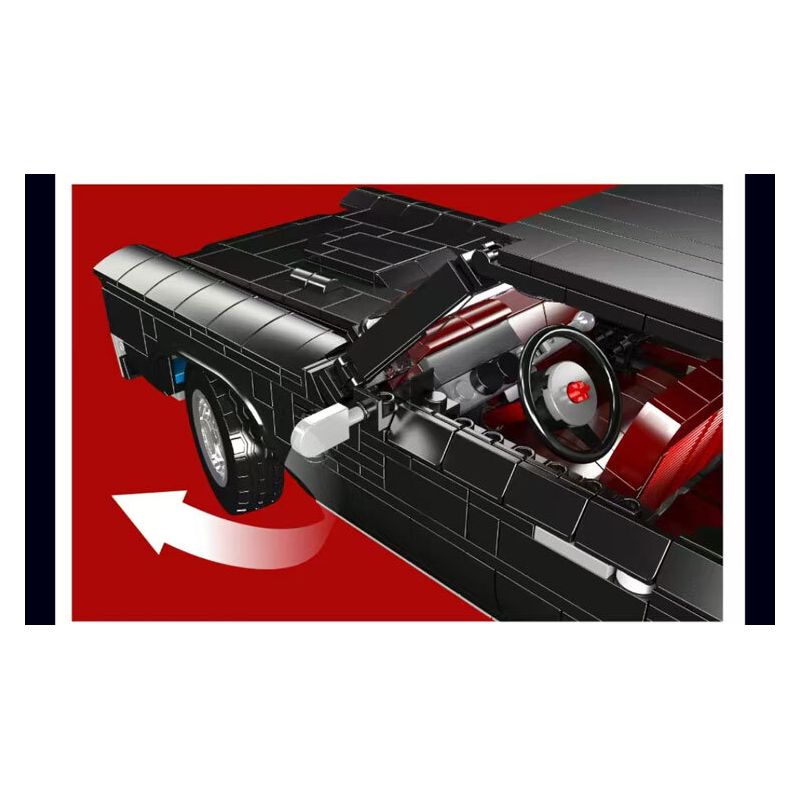 MouldKing 10199 Mould King 10199 XE CƠ BẮP PONTIAC GTO bộ đồ chơi xếp lắp ráp ghép mô hình Technic THE GOAT Kỹ Thuật Công Nghệ Cao Mô Hình Phương Tiện 1563 khối