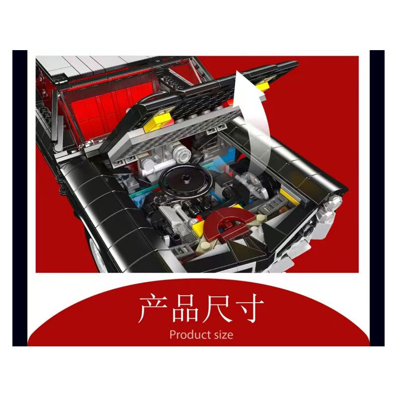 MouldKing 10199 Mould King 10199 XE CƠ BẮP PONTIAC GTO bộ đồ chơi xếp lắp ráp ghép mô hình Technic THE GOAT Kỹ Thuật Công Nghệ Cao Mô Hình Phương Tiện 1563 khối