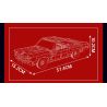 MouldKing 10199 Mould King 10199 XE CƠ BẮP PONTIAC GTO bộ đồ chơi xếp lắp ráp ghép mô hình Technic THE GOAT Kỹ Thuật Công Nghệ Cao Mô Hình Phương Tiện 1563 khối