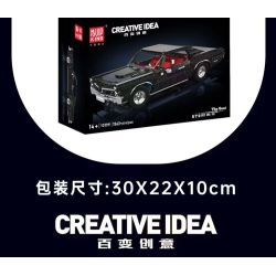 MouldKing 10199 Mould King 10199 XE CƠ BẮP PONTIAC GTO bộ đồ chơi xếp lắp ráp ghép mô hình Technic THE GOAT Kỹ Thuật Công Nghệ Cao Mô Hình Phương Tiện 1563 khối