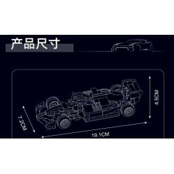 MouldKing 10157 Mould King 10157 CÔNG THỨC XE ĐUA MARTIN bộ đồ chơi xếp lắp ráp ghép mô hình Creator Sáng Tạo 308 khối