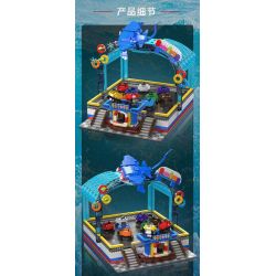 MouldKing 11018 Mould King 11018 THUYỀN BỘI bộ đồ chơi xếp lắp ráp ghép mô hình Creator BUMPER BOATS Sáng Tạo 2044 khối