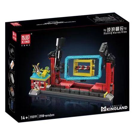 MouldKing 11019 Mould King 11019 CÁC SÓNG CUỘN bộ đồ chơi xếp lắp ráp ghép mô hình Creator ROLLING WAVES RIDE Sáng Tạo 2118 khối