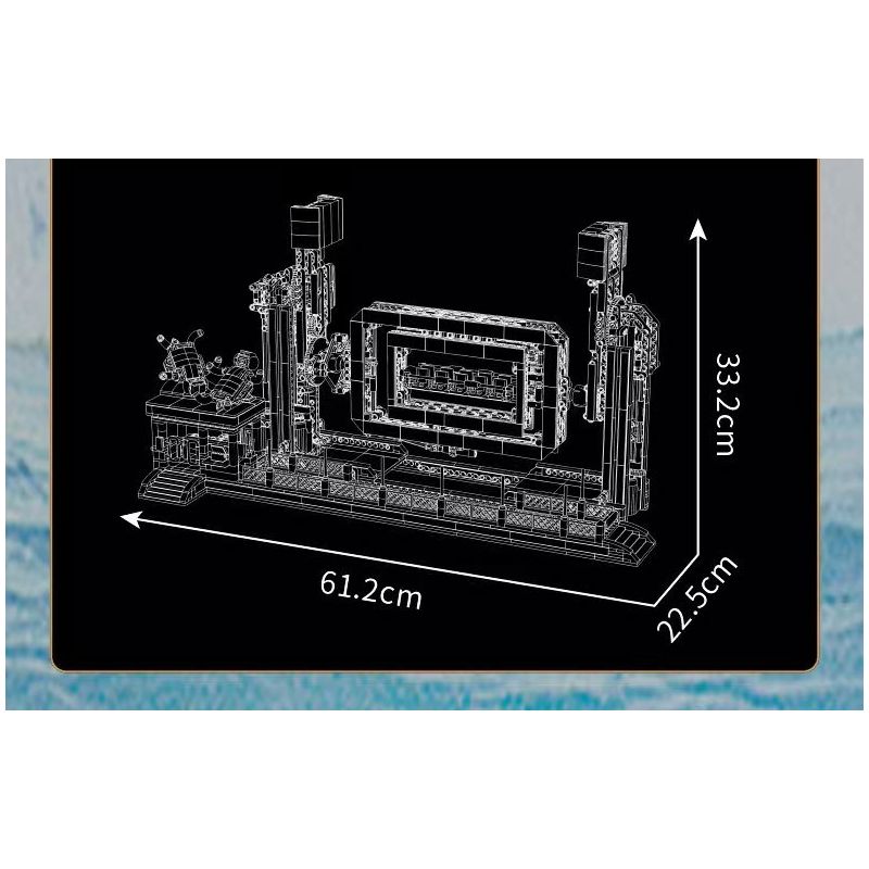 MouldKing 11019 Mould King 11019 CÁC SÓNG CUỘN bộ đồ chơi xếp lắp ráp ghép mô hình Creator ROLLING WAVES RIDE Sáng Tạo 2118 khối