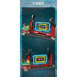 MouldKing 11019 Mould King 11019 CÁC SÓNG CUỘN bộ đồ chơi xếp lắp ráp ghép mô hình Creator ROLLING WAVES RIDE Sáng Tạo 2118 khối